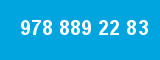 978 889 22 83 978 889 22 83
